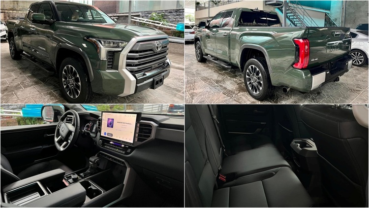 Toyota Tundra Limited 2022 giá hơn 4,5 tỷ đồng tại Việt Nam tìm khách, cửa sau gây tò mò