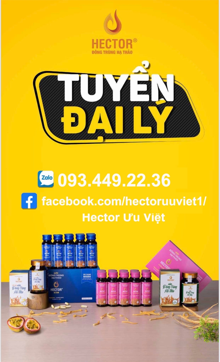 Đông Trùng Hạ Thảo Hector Sâm - Lấy Lại Phong Độ Thời Đôi Mươi Đông Trùng Hạ Thảo Hector Sâm - Lấy Lại Phong Độ Thời Đôi Mươi