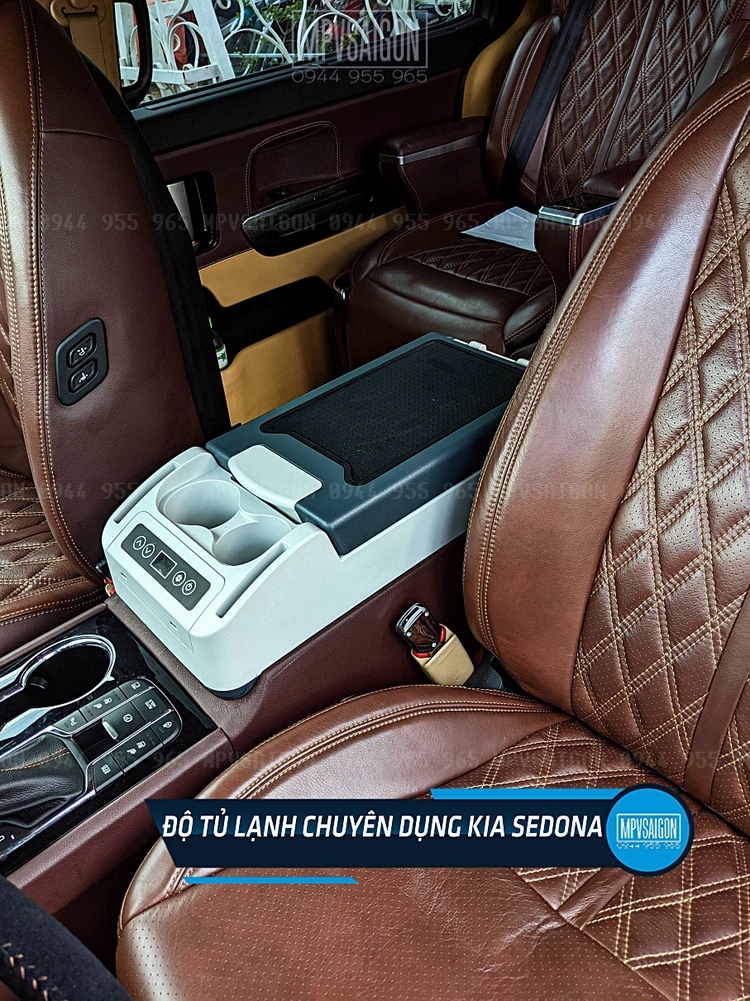 Kia Sedona độ - nâng cấp tủ lạnh xe ô tô Kia Sedona độ - nâng cấp tủ lạnh xe ô tô
