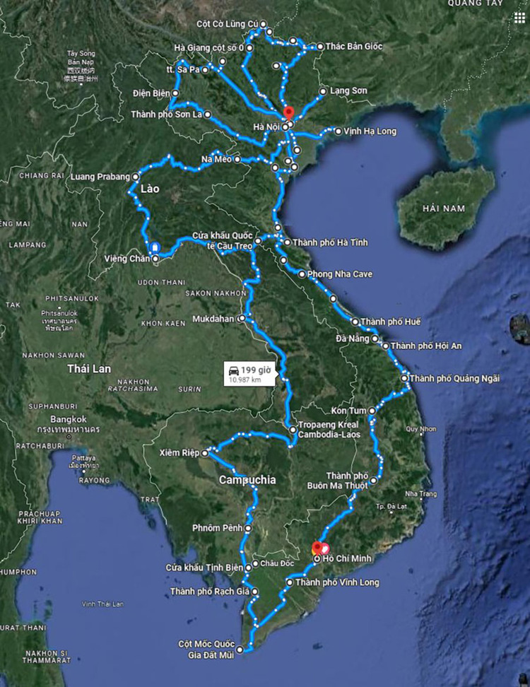 Chia sẻ hành trình 45 ngày đi hơn 10.000 km xuyên Đông Dương cùng xe bán tải Navara