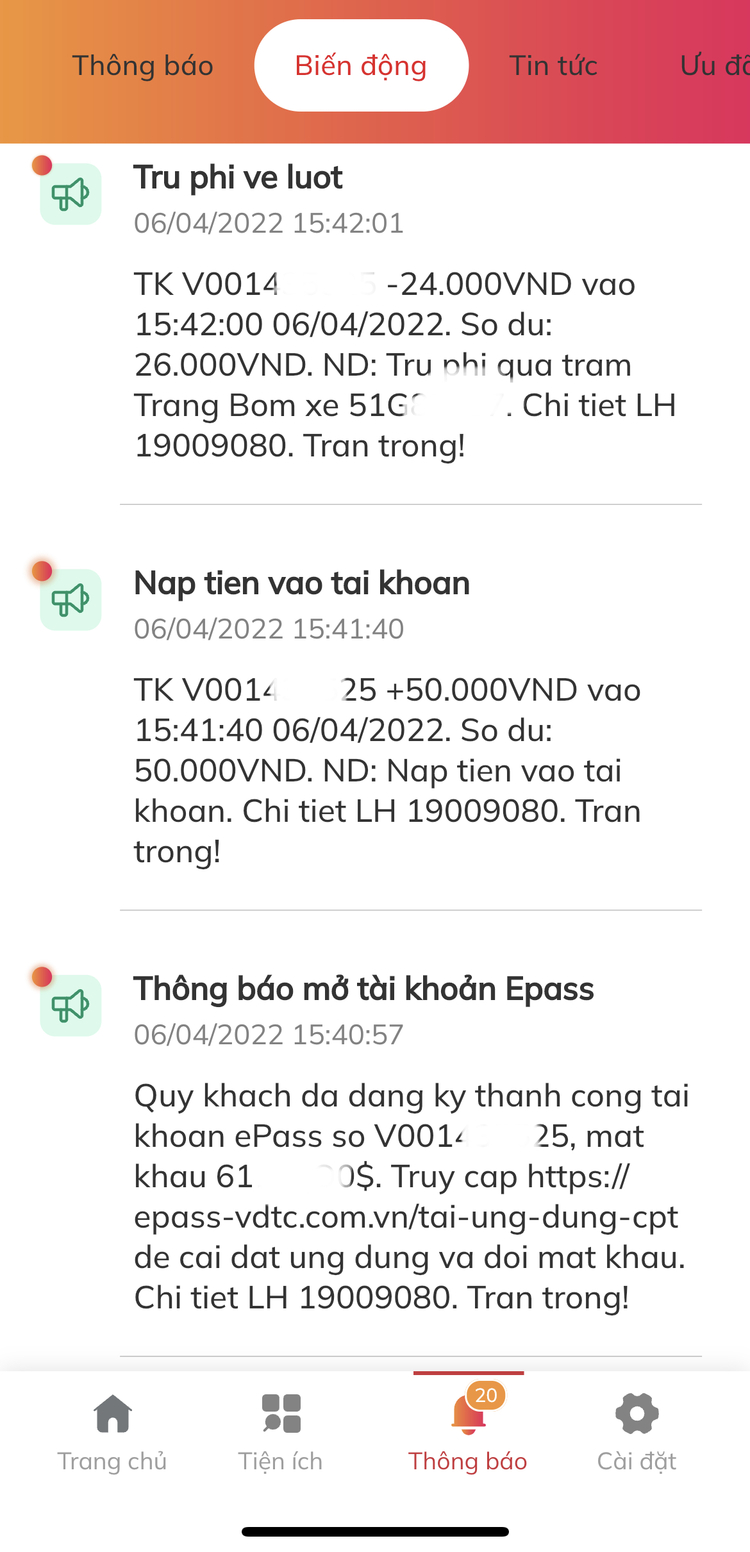 Thẻ ePass bị trừ tiền dù không đi