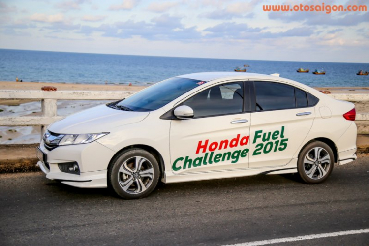 Bất ngờ Honda City 2015 chạy 200 km chưa đến 9 lít xăng !