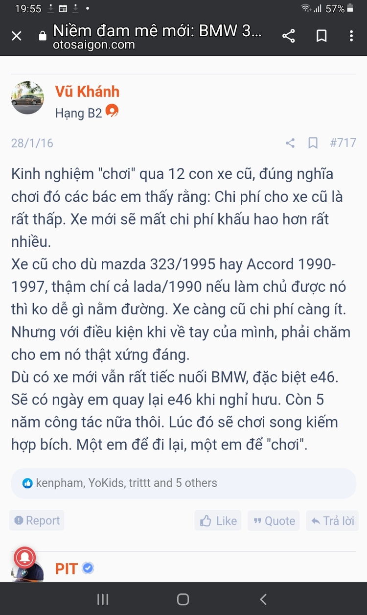 Niềm đam mê mới: BMW 318i 2005 Niềm đam mê mới: BMW 318i 2005