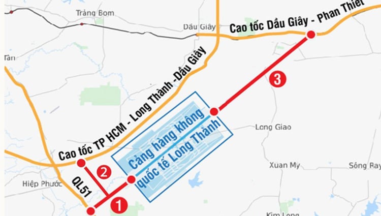 Tháng 12 khởi công 2 tuyến đường gần 5.000 tỷ đồng kết nối sân bay Long Thành