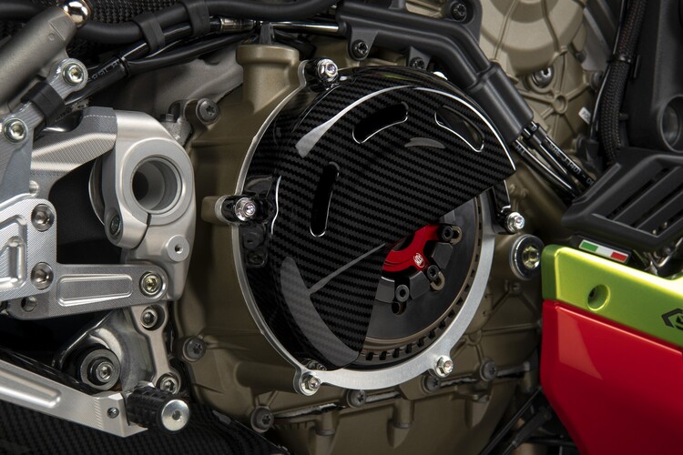 Ducati Streetfighter V4 Lamborghini xuất hiện, lấy cảm hứng từ siêu bò Lamborghini Huracan STO