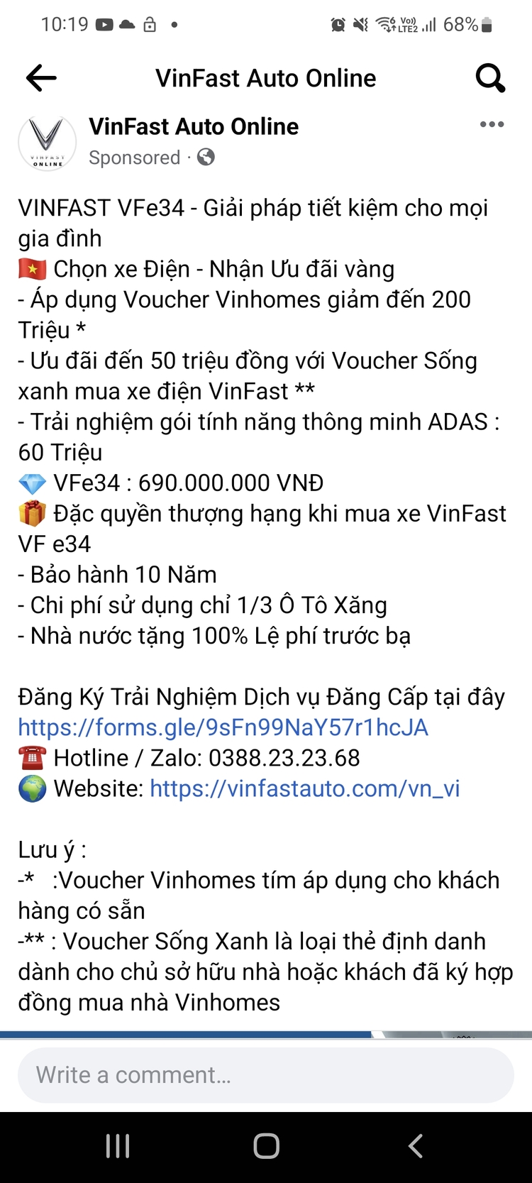 Lại vinfast VF8, VF9