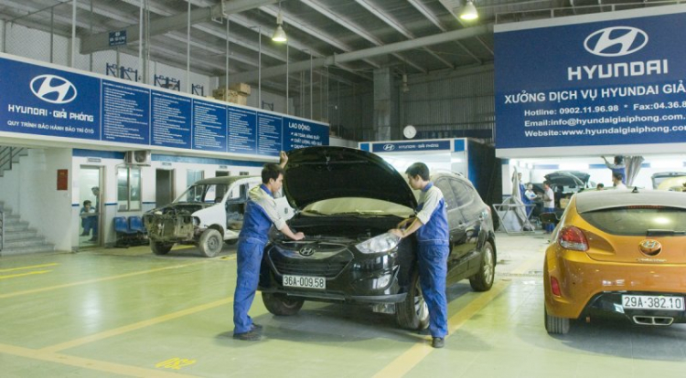 Hyundai Thành Công ưu đãi dịch vụ bảo dưỡng