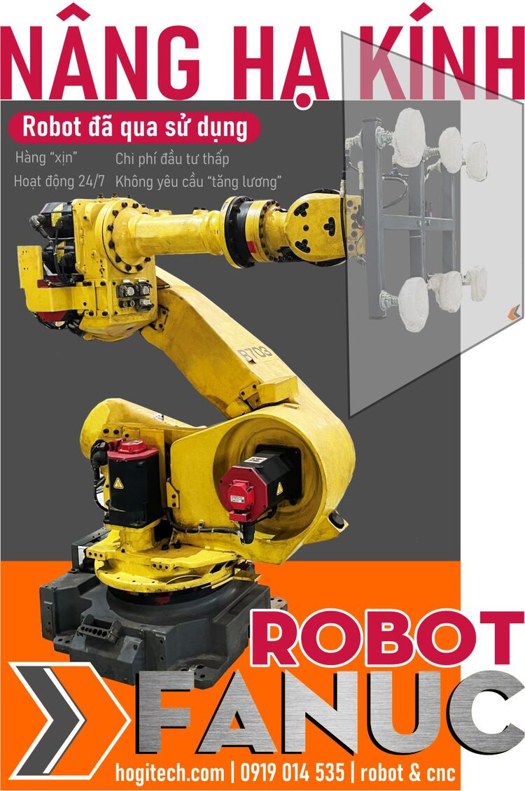 Hogitech * Bán-Cho thuê robot gắp kính đã qua sử dụng