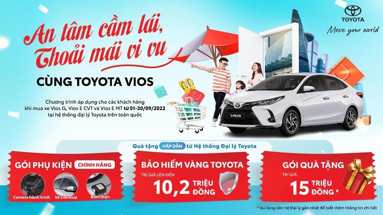 Toyota Vios – Lựa chọn hoàn hảo của mọi gia đình Việt