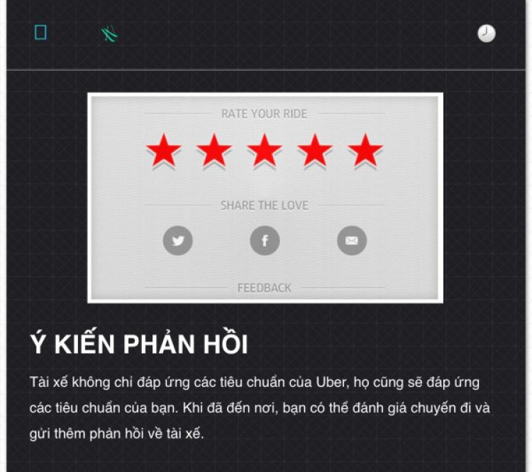 Hướng dẫn sử dụng taxi Uber từ A->Z