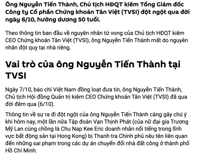 Chủ tịch TĐ Vạn Thịnh Phát bị bắt - Sự sụp đổ của một đế chế "khổng lồ" tại Việt Nam