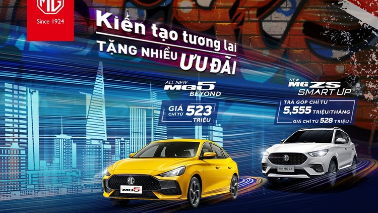 Tháng 10 ‘Kiến tạo tương lai, tặng nhiều ưu đãi’ cùng MG Việt Nam Tháng 10 ‘Kiến tạo tương lai, tặng nhiều ưu đãi’ cùng MG Việt Nam