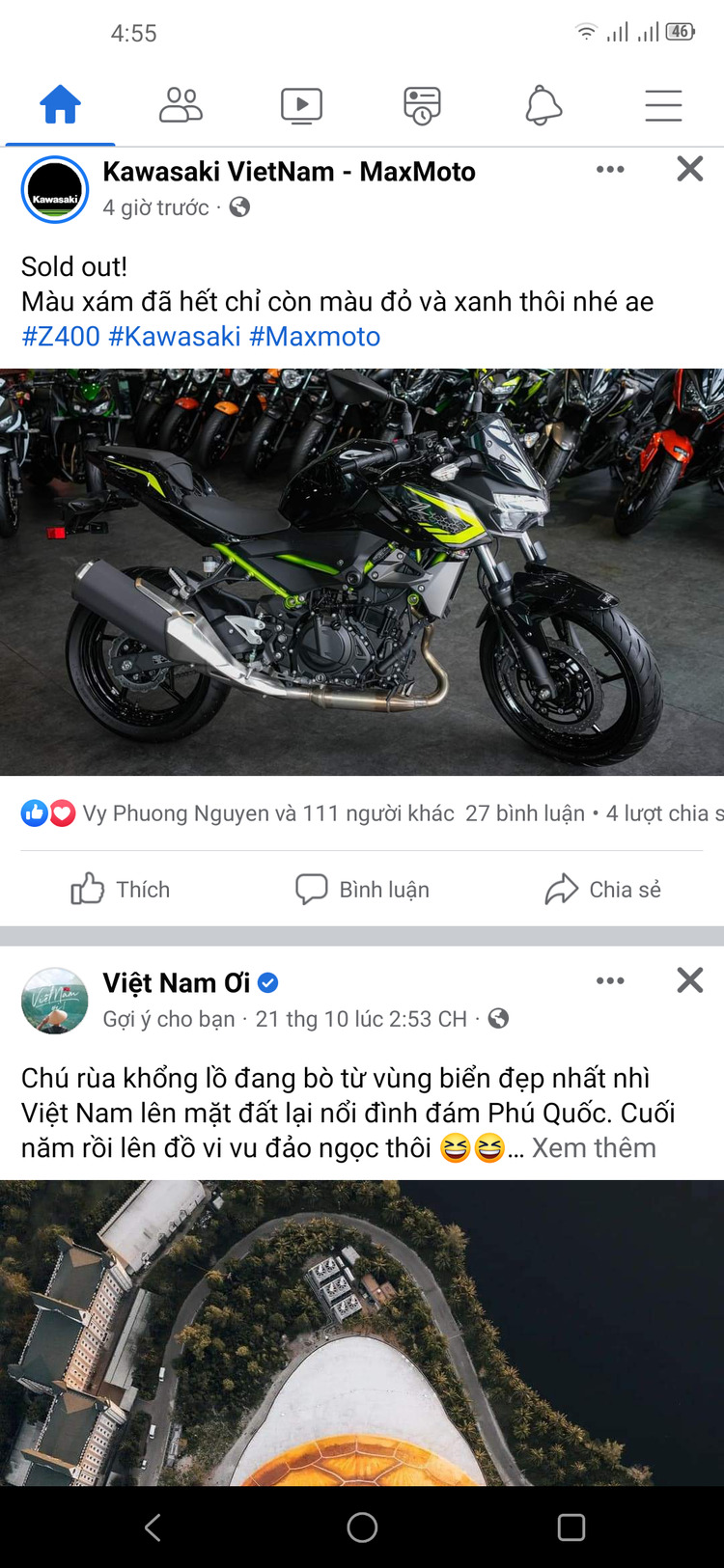 Kawasaki Z400 giá chỉ 108tr, mua ngay kẻo hết