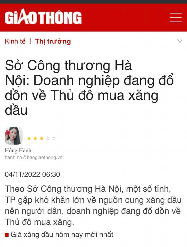 Bộ trưởng Công Thương: Miền Nam thiếu xăng vì trước đó phụ thuộc xăng lậu