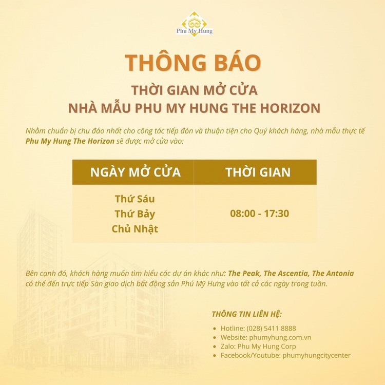 The Horizon ngay Hồ Bán Nguyệt, cách Crescent Mall vài phút đi bộ