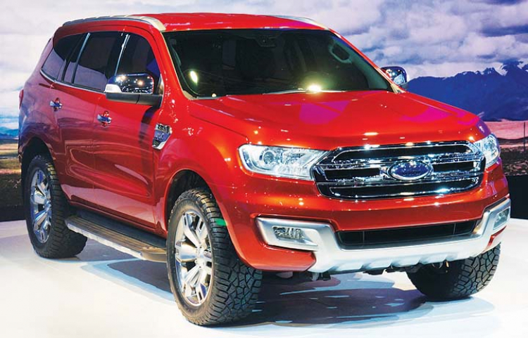 Ford Everest 2015 sẽ có giá bán từ 830 triệu đồng