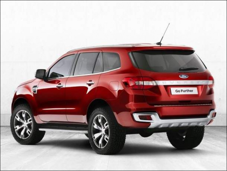 Ford Everest 2015 sẽ có giá bán từ 830 triệu đồng