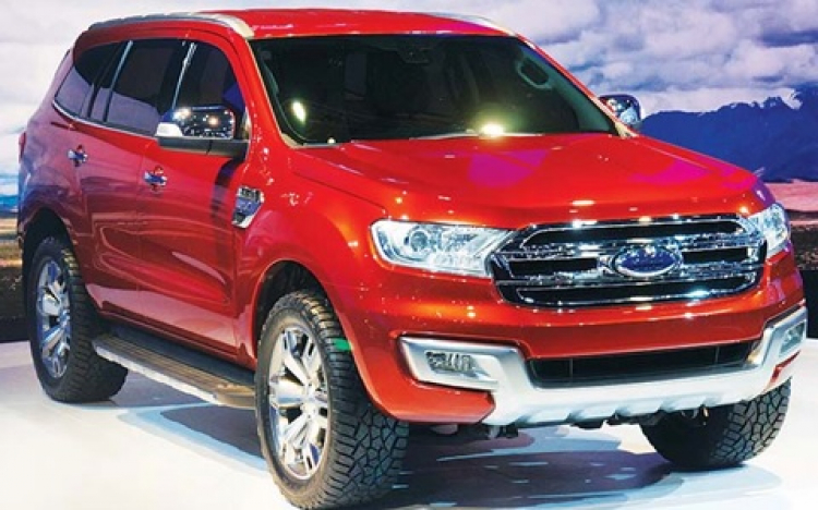 Ford Everest 2015 sẽ có giá bán từ 830 triệu đồng