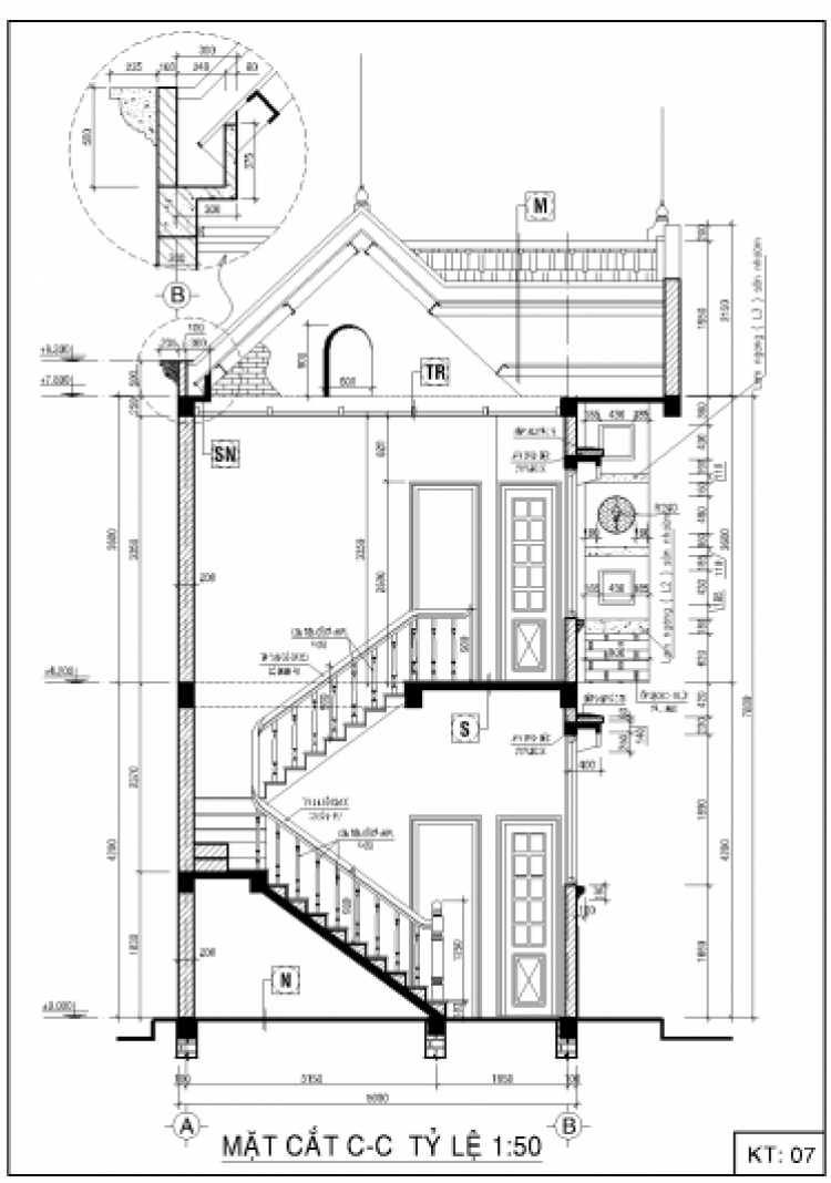 Xin các bác tư vấn nhà homestay nông thôn 4.8mx16m giúp em với