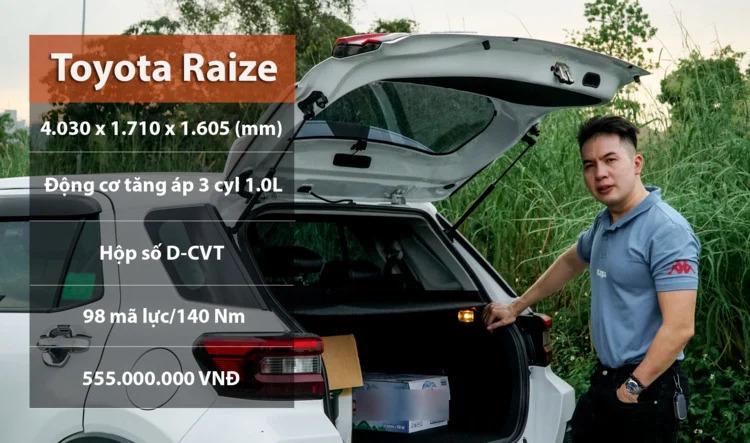 Chủ xe Toyota Raize đánh giá xe: "Vỏ mỏng hơn Kia Sonet nhưng lái tốt hơn"
