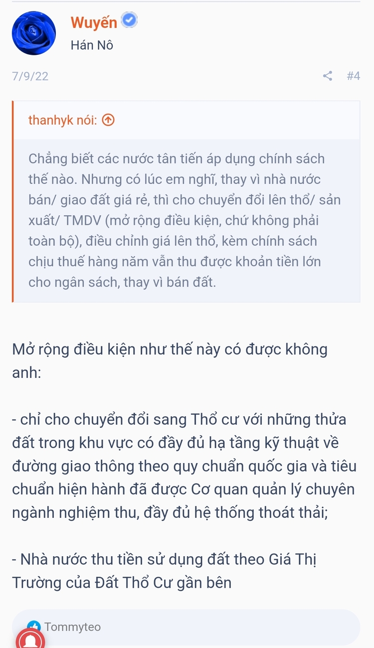 Lên thổ: Lợi hay thiệt?