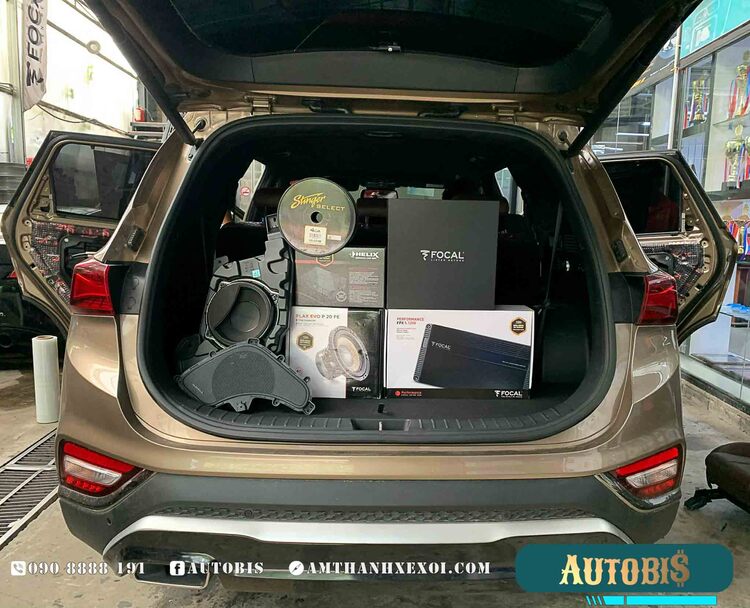 Hyundai Santafe 2020 Với Bộ Loa Focal UTOPIA Chơi Full Active Phía Trước Hyundai Santafe 2020 Với Bộ Loa Focal UTOPIA Chơi Full Active Phía Trước