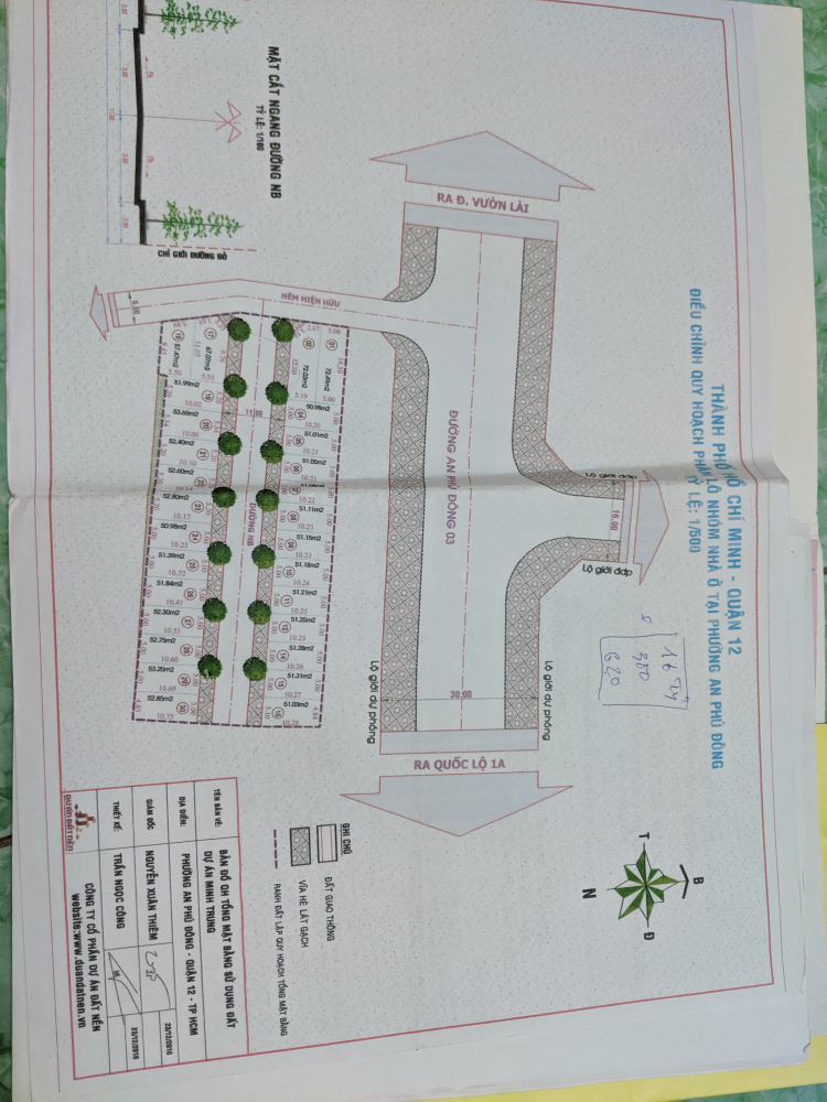 Mua của CTY đất nền an phú đông