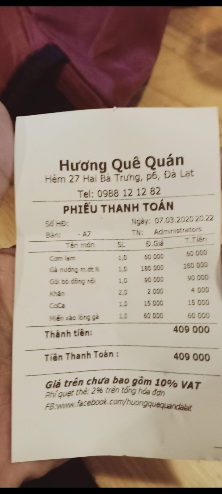 Tại Đà Lạt Ăn đồ rừng, cơm lam - gà nướng ở quán nào ngon?