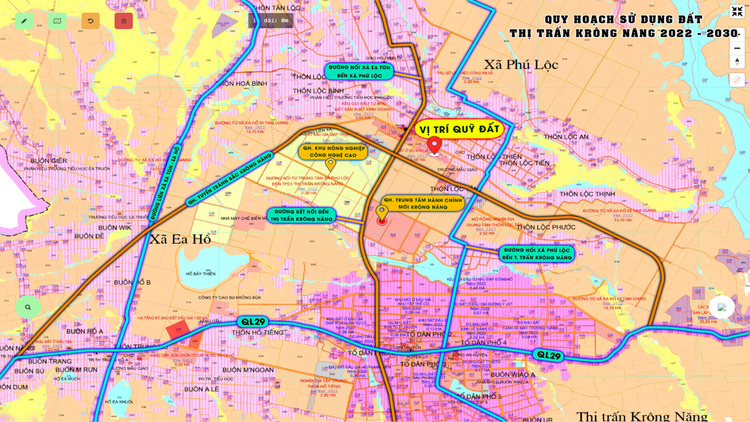 Pháp lý chuẩn chỉnh - đất nền sổ đỏ trung tâm hành mới huyện Krông Năng, Đắk Lắk - Quỹ đất nền giá tốt cho quý nhà đầu tư