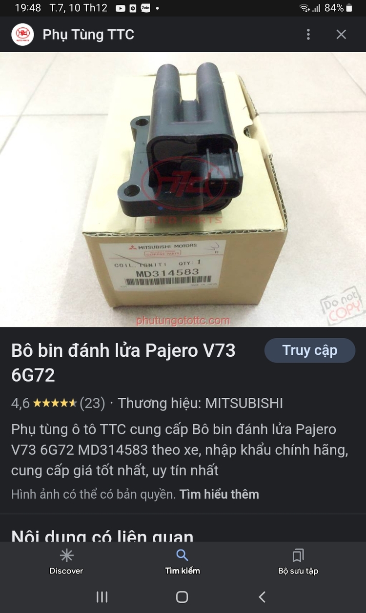 Em tự đại tu xe Mitsubishi 26 năm tuổi.