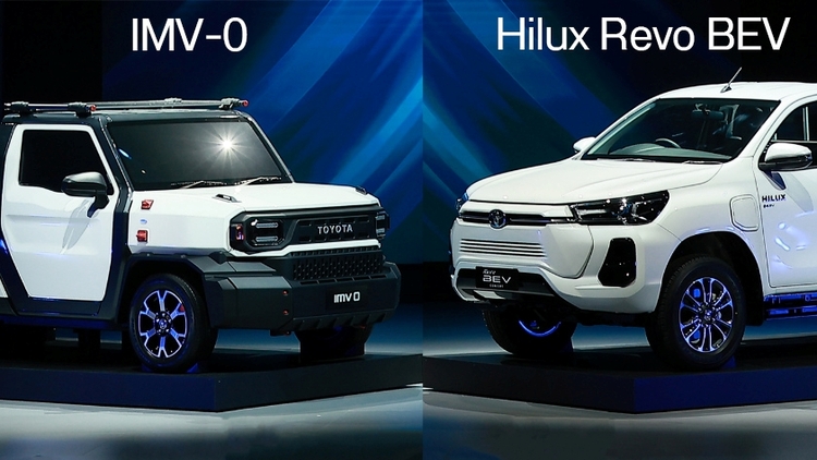 Toyota hé lộ bộ đôi bán tải chạy điện tại Thái, Hilux EV sẽ ra mắt trong năm 2023