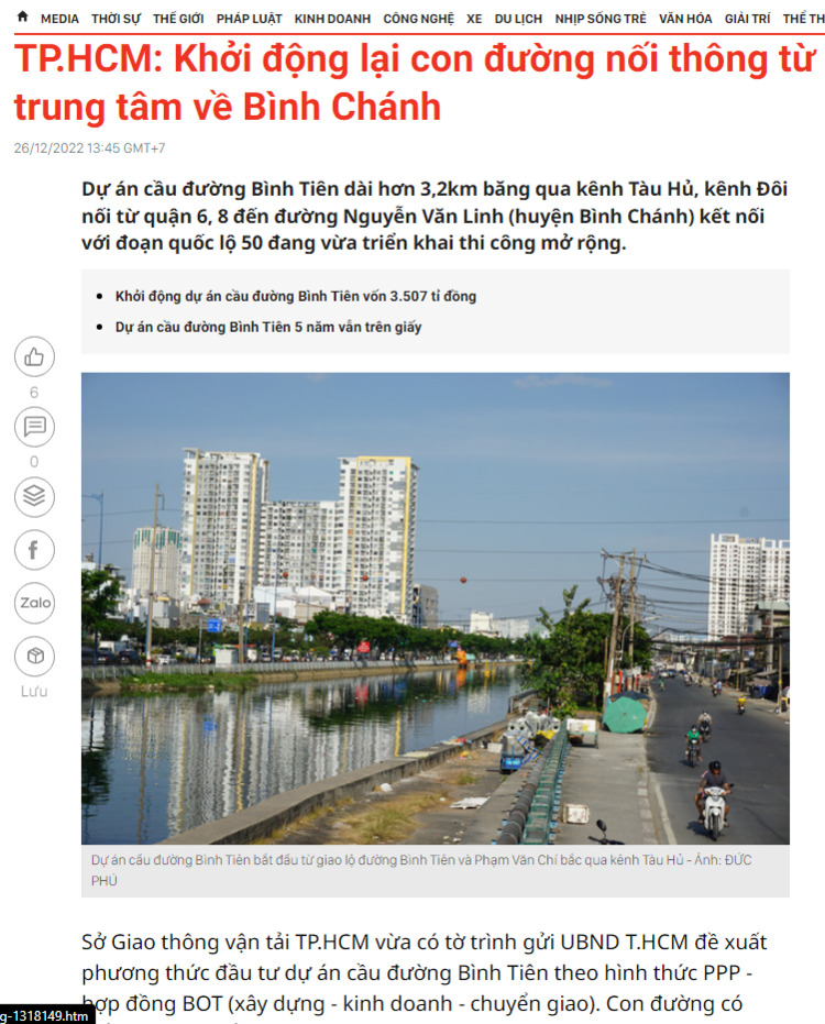 [hỏi] Cầu đường Bình Tiên