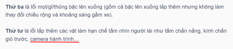 Cục Đăng kiểm công bố 6 trường hợp xe không nguyên bản vẫn được kiểm định