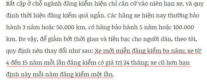[Khảo Sát] Các bác muốn kiến nghị việc đăng kiểm xe ô tô tại Việt Nam cần thay đổi thế nào?