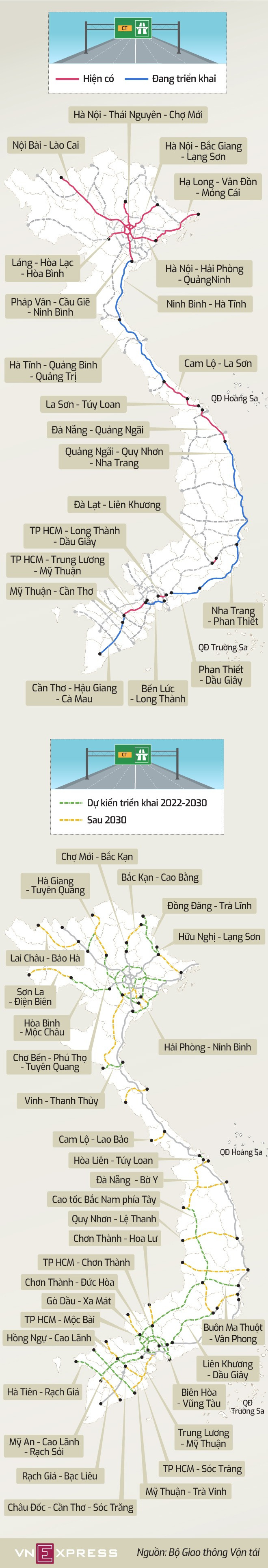 Mạng lưới cao tốc Việt Nam