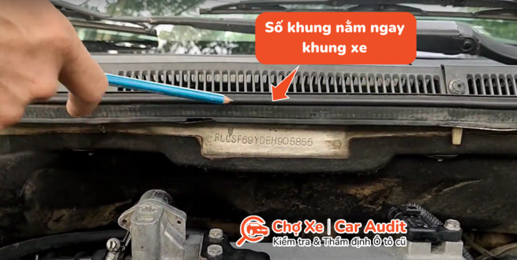 Quy trình cà số khung số máy xe ô tô tại nhà khi mua ô tô cũ?