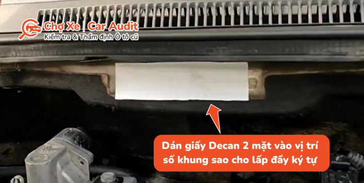 Quy trình cà số khung số máy xe ô tô tại nhà khi mua ô tô cũ? Quy trình cà số khung số máy xe ô tô tại nhà khi mua ô tô cũ?