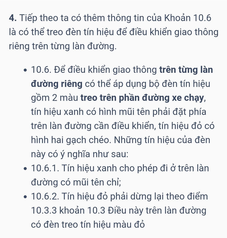 Đi thẳng trên làn rẽ phải, trái: Lỗi gì?