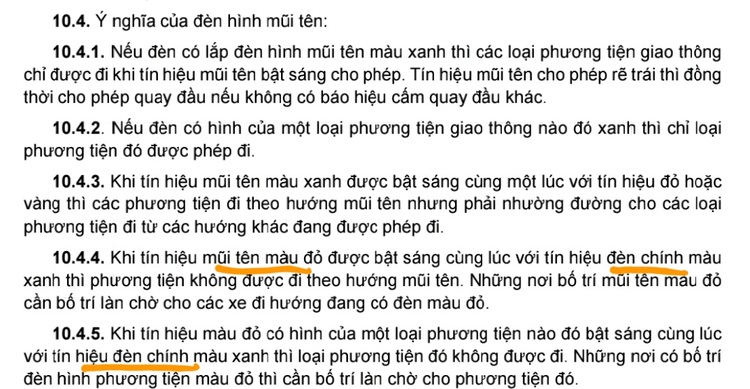 Đi thẳng trên làn rẽ phải, trái: Lỗi gì?