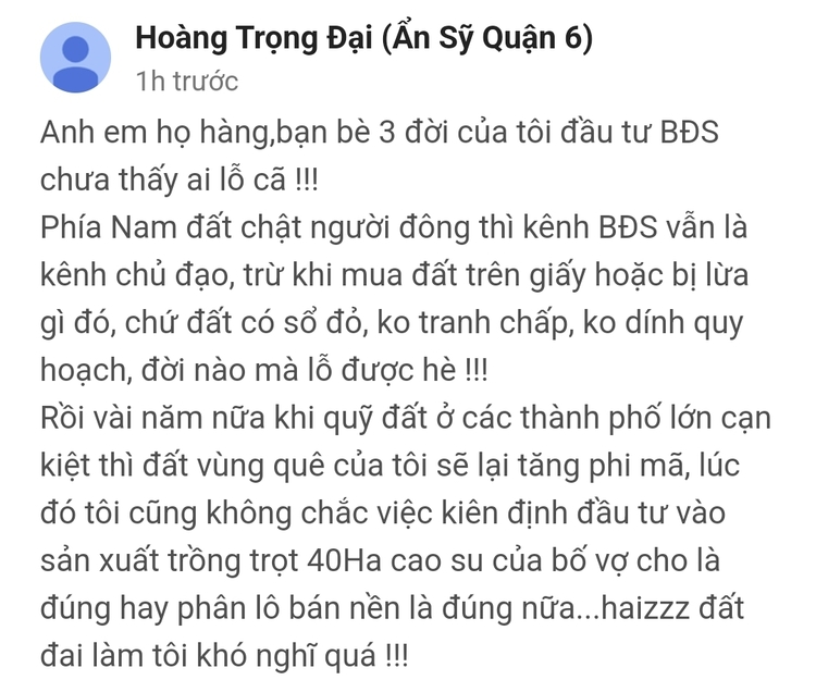 Trắng tay vì lướt sóng bds