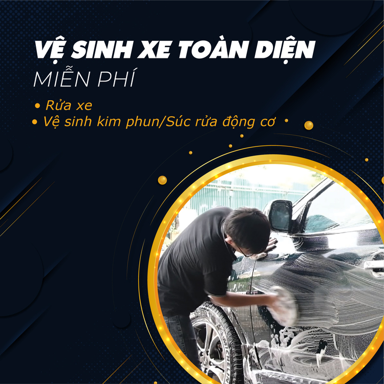 Ưu đãi tháng 2: Rửa xe miễn phí ở Hà Nội