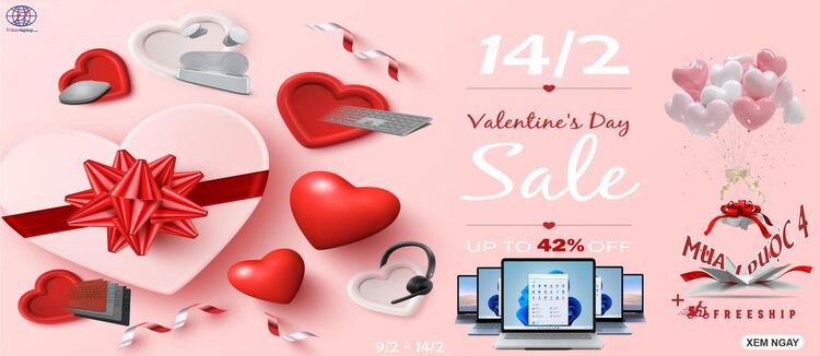 Top 5 quà tặng ý nghĩa ngày Valentine 14/2