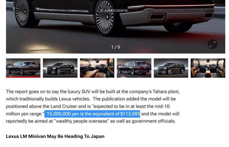 3 lý do khiến Toyota Century phải ra mắt bản SUV, đắt gấp 3 lần Land Cruiser