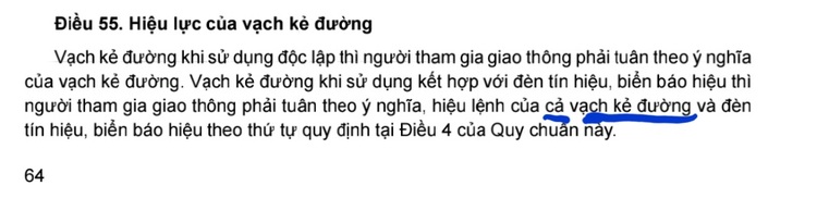 Đi thẳng trên làn rẽ phải, trái: Lỗi gì?