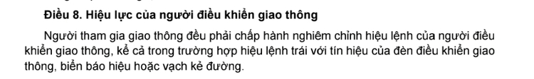 Đi thẳng trên làn rẽ phải, trái: Lỗi gì?