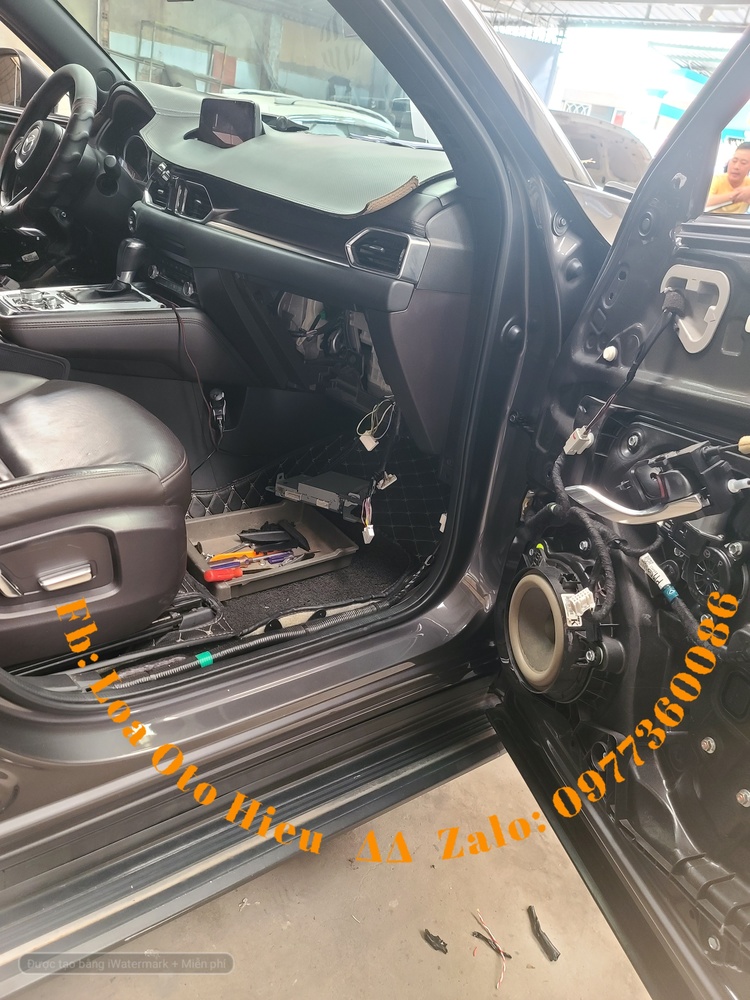 Thi Công Lắp Đặt Nâng Cấp Âm Thanh Mazda CX8 Theo Yêu Cầu Ngon Trong Tầm Giá.