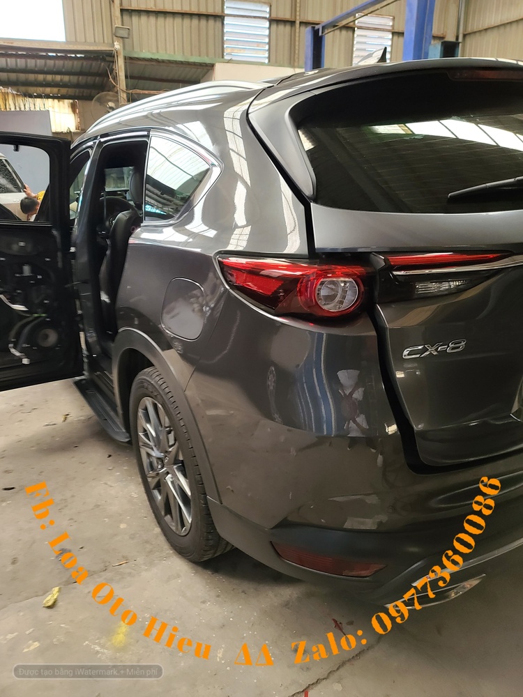 Thi Công Lắp Đặt Nâng Cấp Âm Thanh Mazda CX8 Theo Yêu Cầu Ngon Trong Tầm Giá.