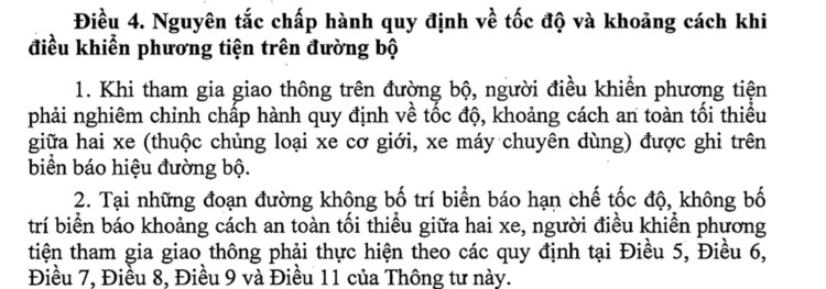 Xe máy có được chạy tốc độ 80 khi gặp biển hạn chế 80?