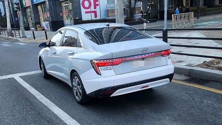 Hyundai Accent 2024 lộ diện tại Hàn Quốc