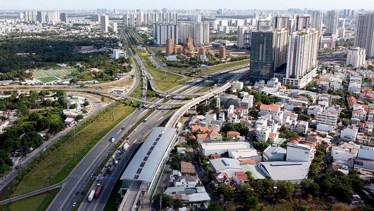Đường dẫn cao tốc TP HCM - Long Thành